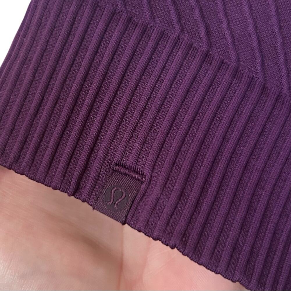 LULULEMON - Rest Less Ribbed Pullover Size 4 - Picture 3 of 6